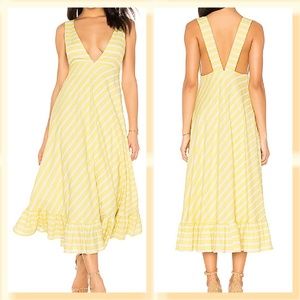 Line & Dot Ali Ruffled Hem Dress